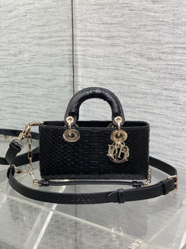 Dior d-joy bag python leather authentic quality 2025
