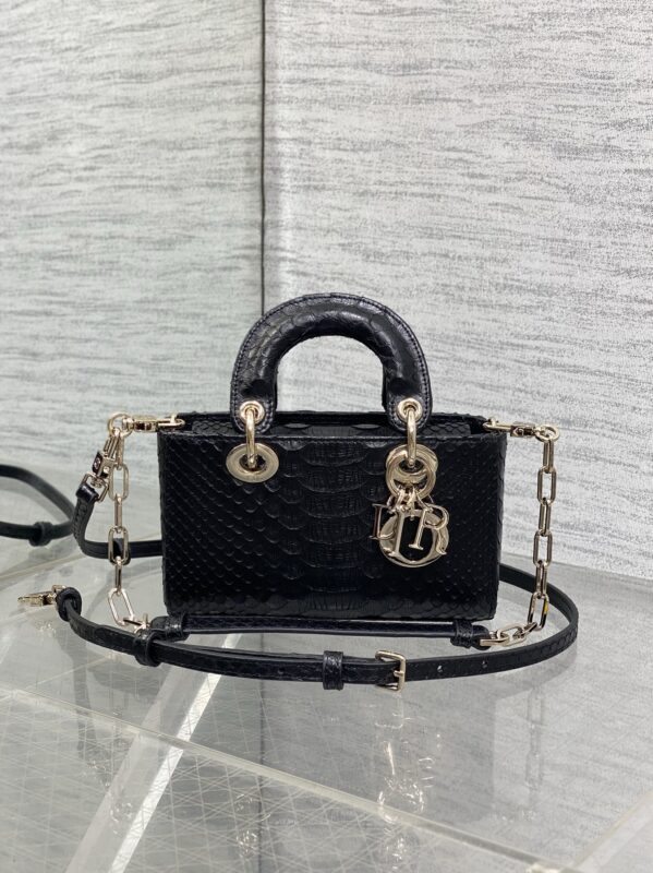 Dior d-joy bag python leather authentic quality 2025