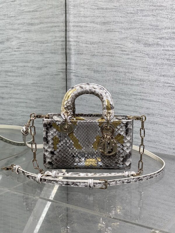 Dior d-joy bag python leather authentic quality 2025