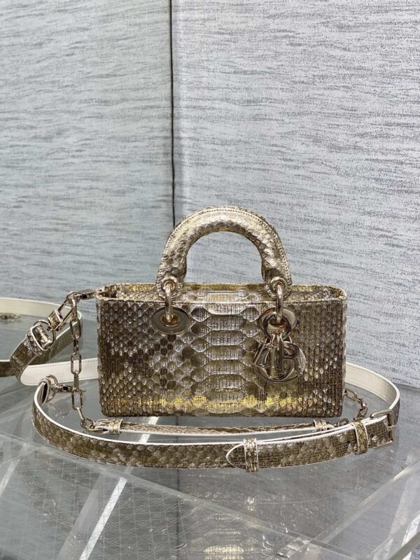 Dior d-joy bag python leather authentic quality 2025