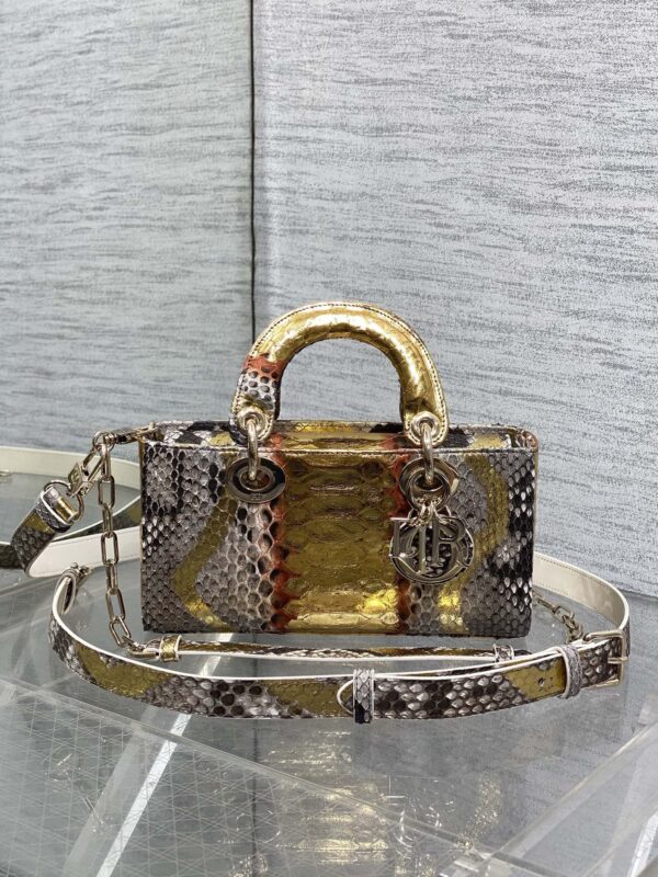 Dior d-joy bag python leather authentic quality 2025