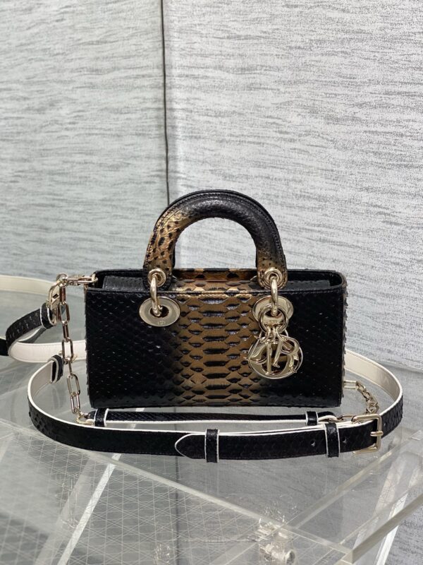 Dior d-joy bag python leather authentic quality 2025