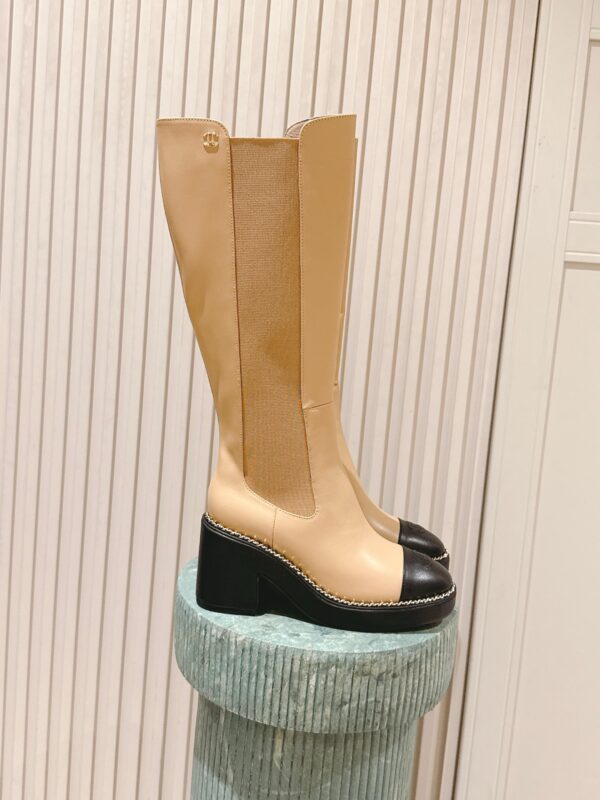 Chanel authentic quality boots 2025