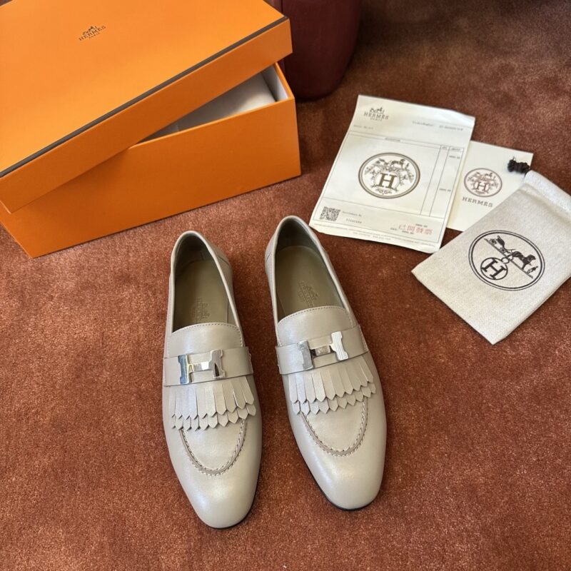 Hermes authentic quality shoes 2025