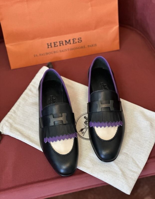 Hermes authentic quality shoes 2025