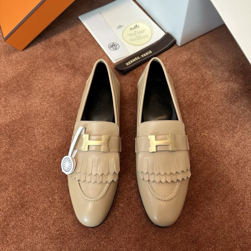 Hermes authentic quality shoes 2025