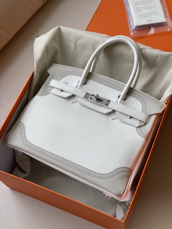 Hermes Birkin 25 special order white  bag 2026 authentic quality (if u don’t like will do refund)