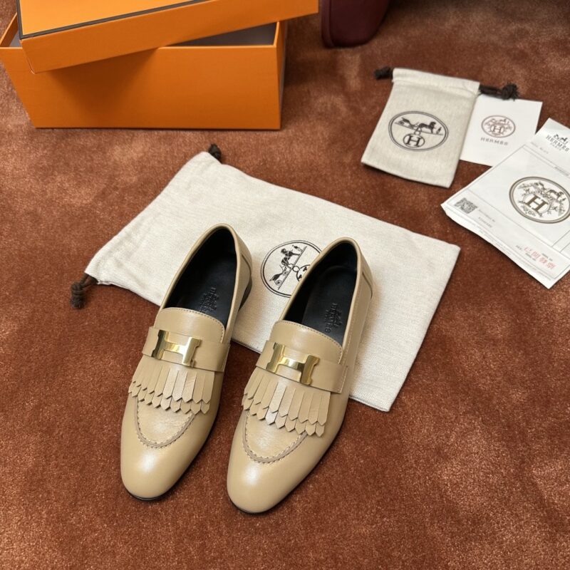Hermes authentic quality shoes 2025