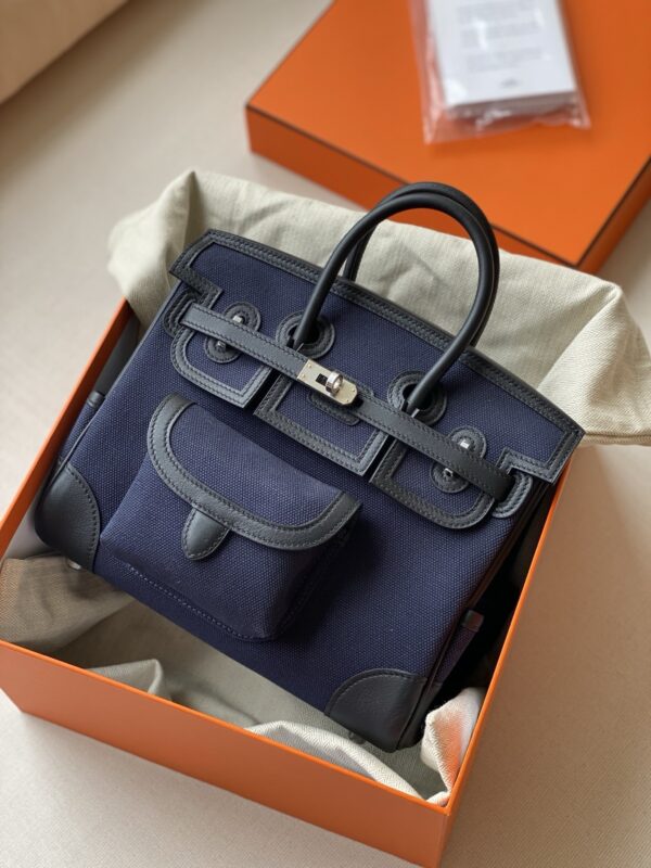Hermes Birkin 25 cargo blue bag phw 2026 authentic quality