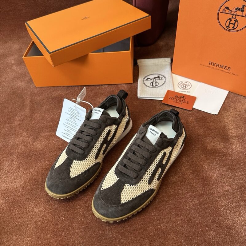 Hermes authentic quality sneakers 2025