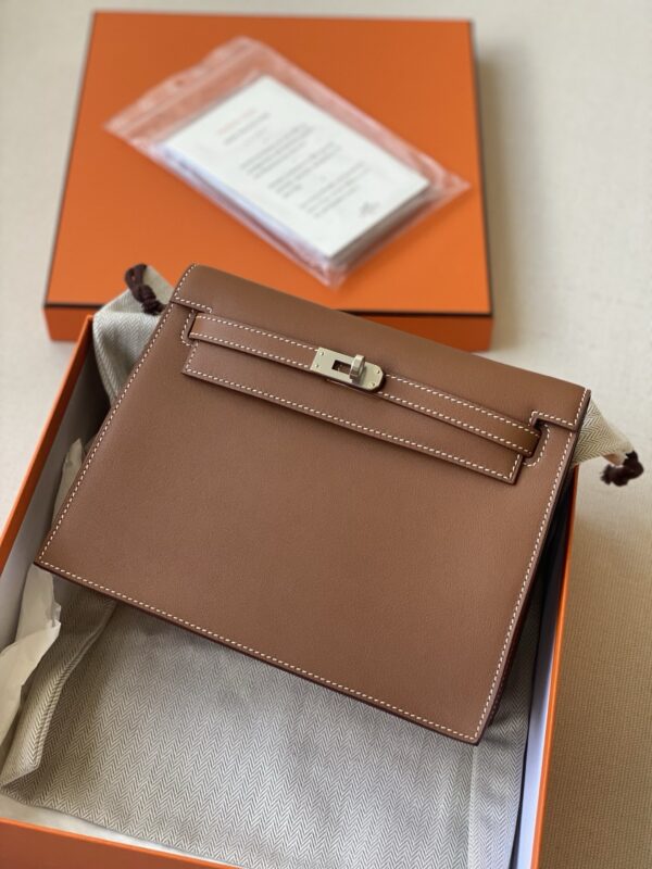 Hermes kelly danse swift leather phw golden brown bag 2026 authentic quality ( if u don’t like quality can do refund)
