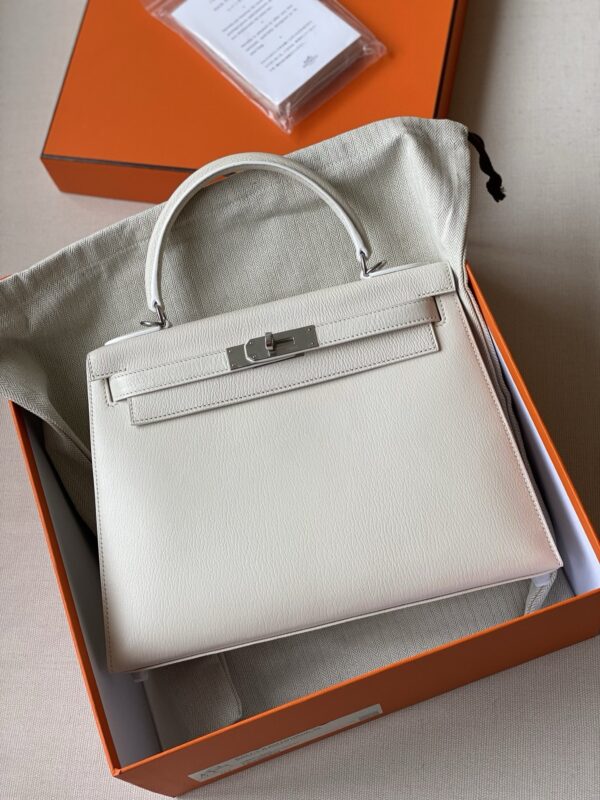 Hermes kelly 28 craie epsom leather phw bag 2026 authentic quality ( if u don’t like quality can do refund)