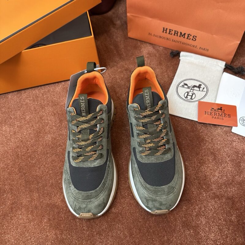 Hermes authentic quality sneakers 2025
