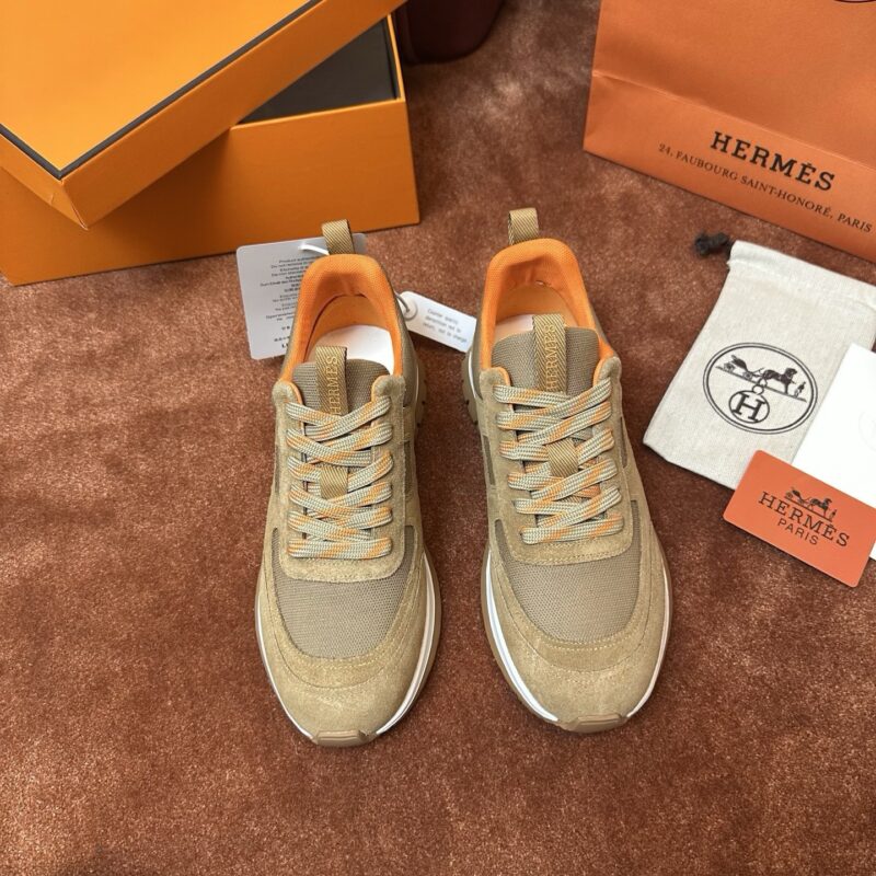 Hermes authentic quality sneakers 2025