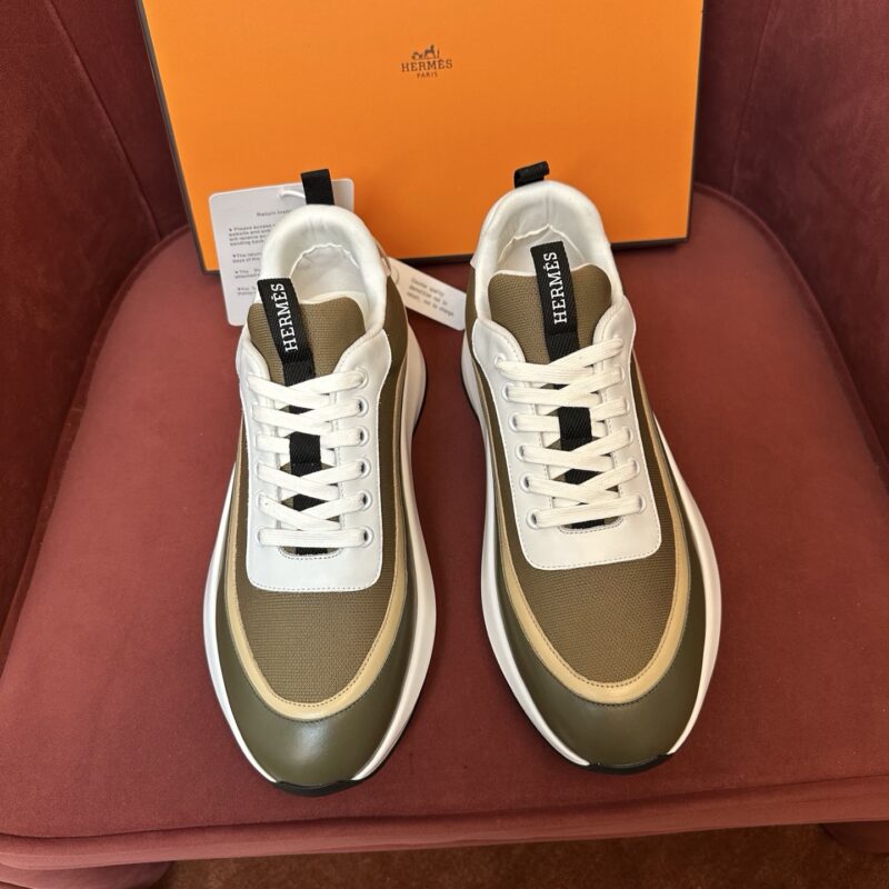 Hermes authentic quality sneakers 2025