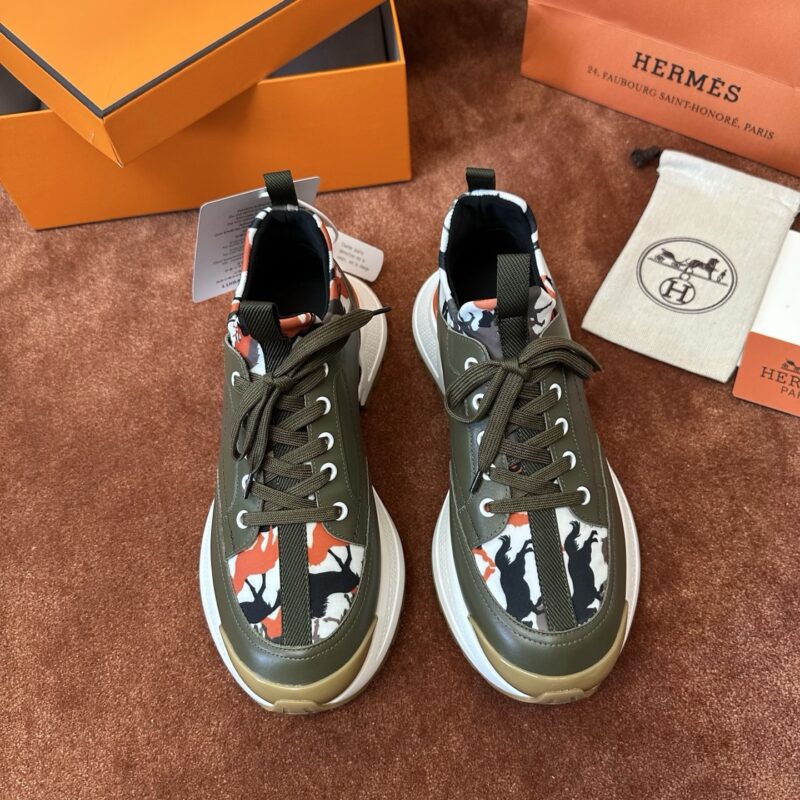 Hermes authentic quality sneakers 2025