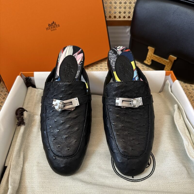 Hermes authentic quality shoes 2025