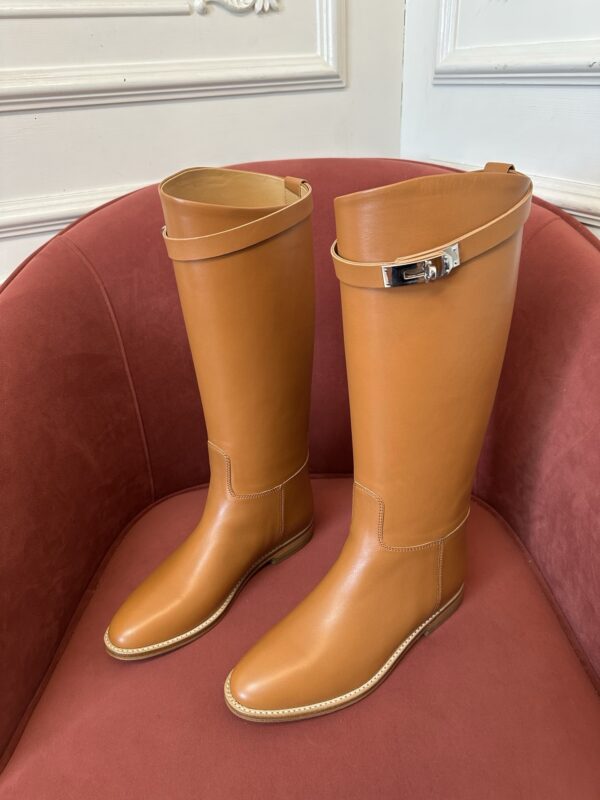 Hermes authentic quality boots 2025