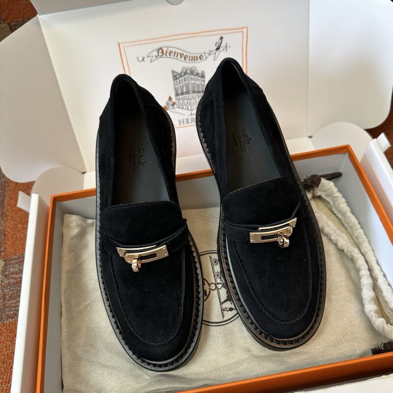 Hermes authentic quality shoes 2025