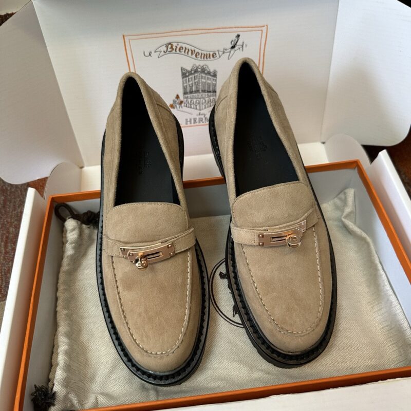 Hermes authentic quality shoes 2025