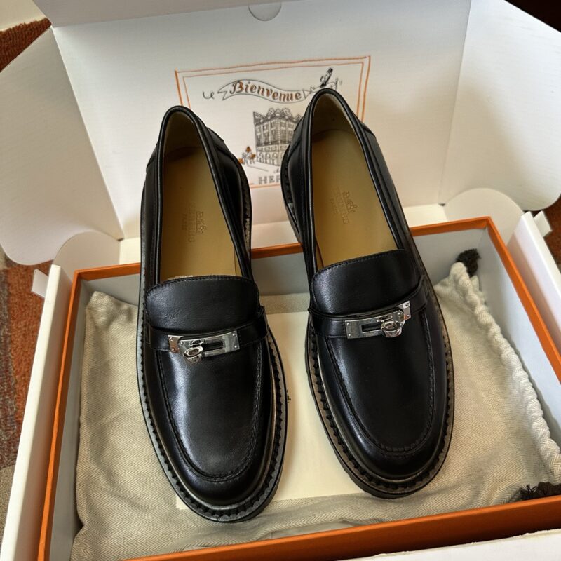 Hermes authentic quality shoes 2025