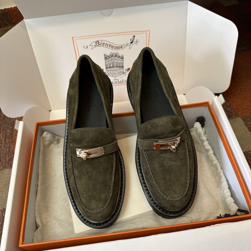 Hermes authentic quality shoes 2025