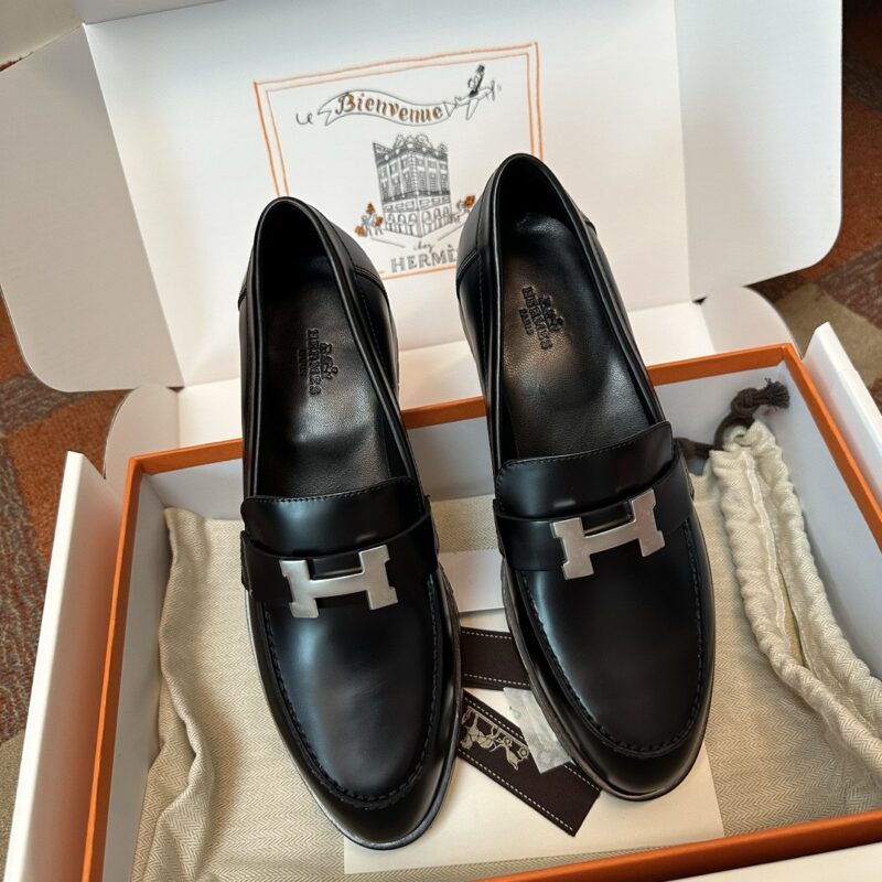 Hermes authentic quality shoes 2025
