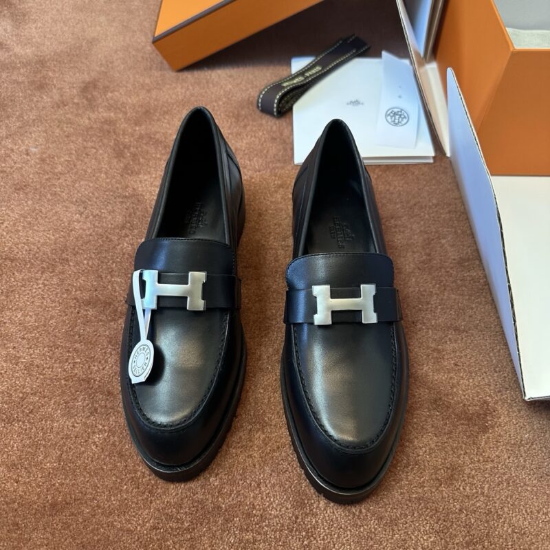 Hermes authentic quality shoes 2025