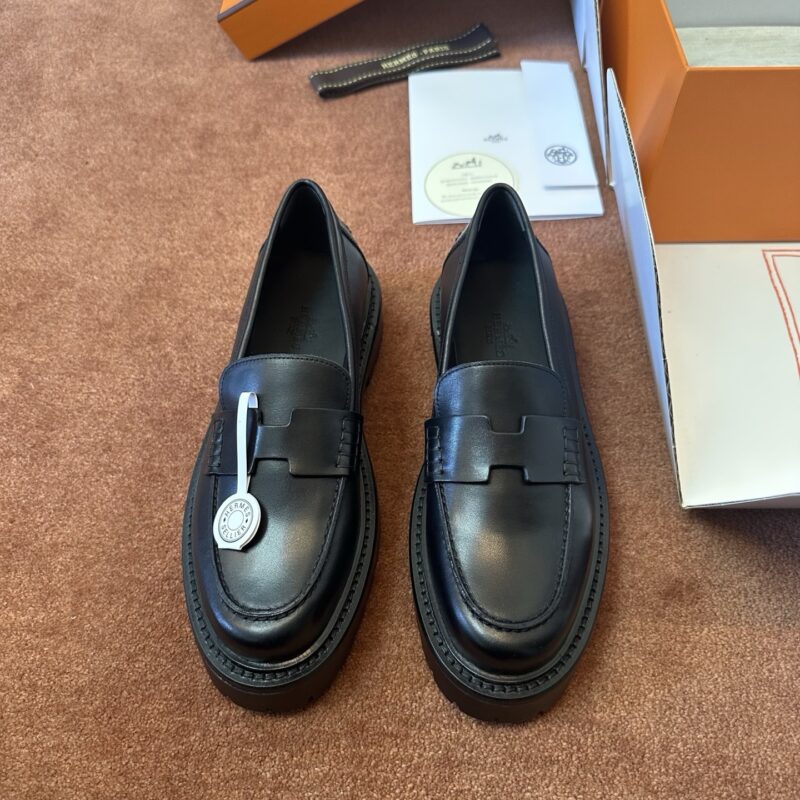 Hermes authentic quality shoes 2025