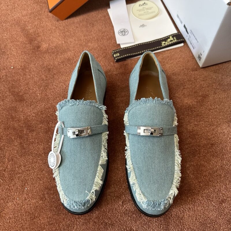 Hermes authentic quality shoes 2025