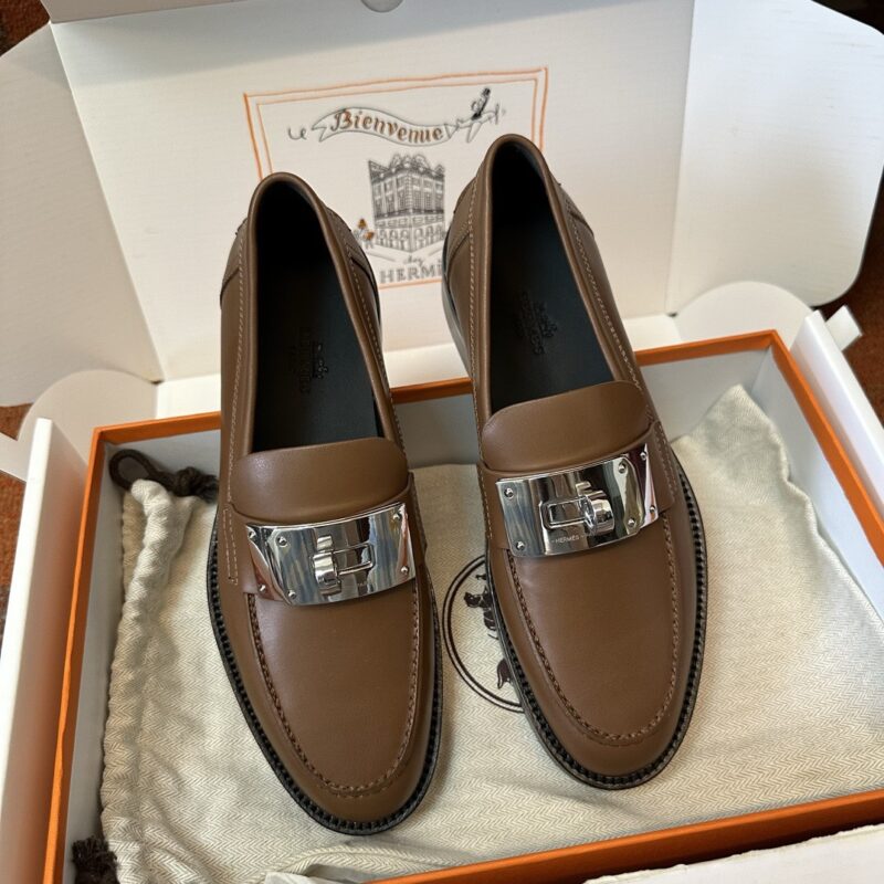 Hermes authentic quality shoes 2025