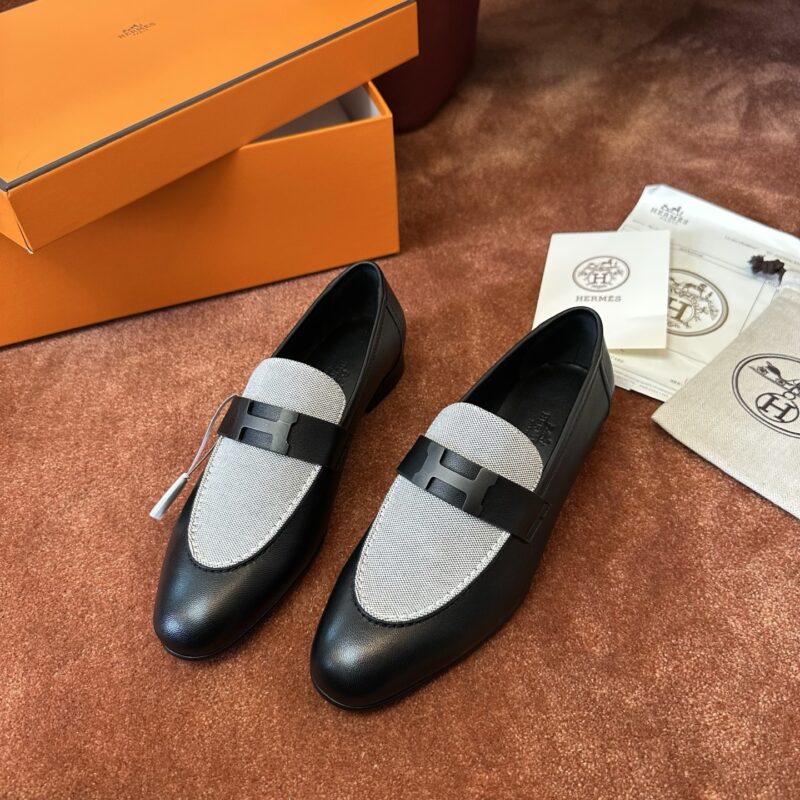 Hermes authentic quality shoes 2025