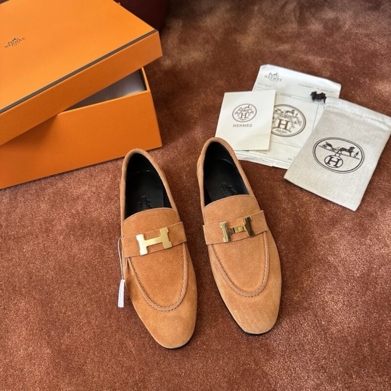 Hermes authentic quality shoes 2025