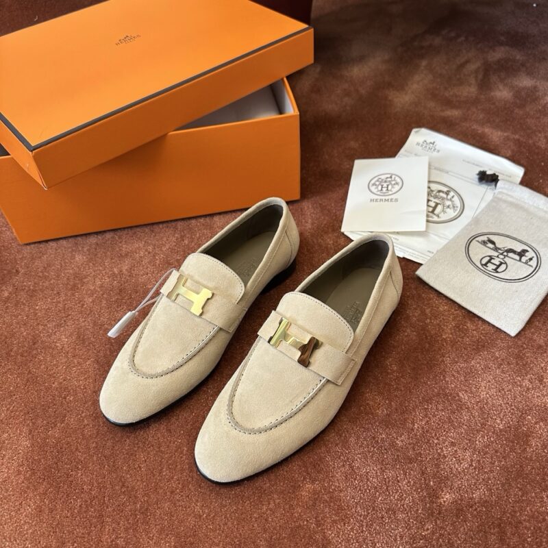 Hermes authentic quality shoes 2025