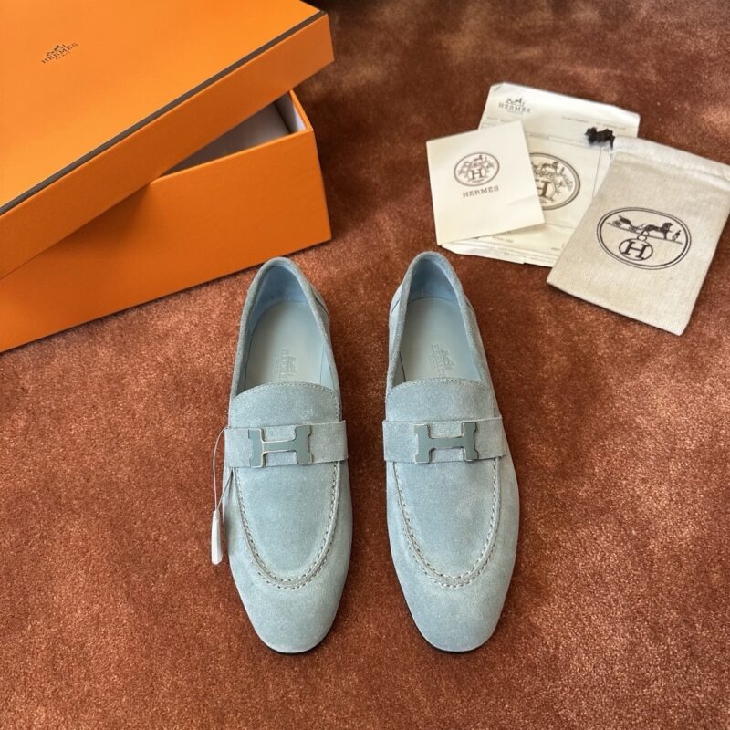 Hermes authentic quality shoes 2025