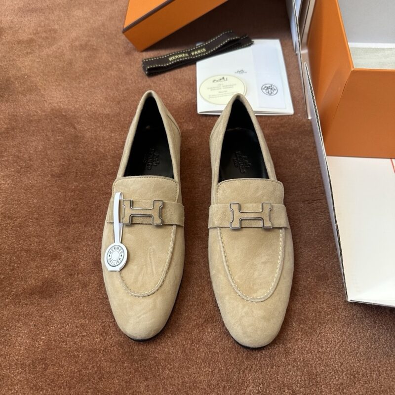 Hermes authentic quality shoes 2025