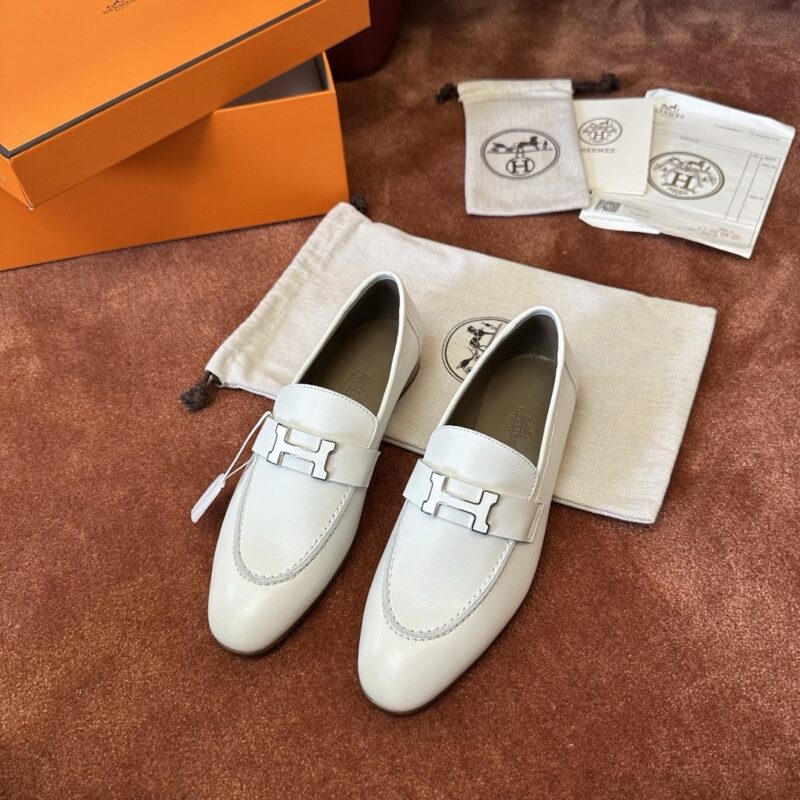 Hermes authentic quality shoes 2025