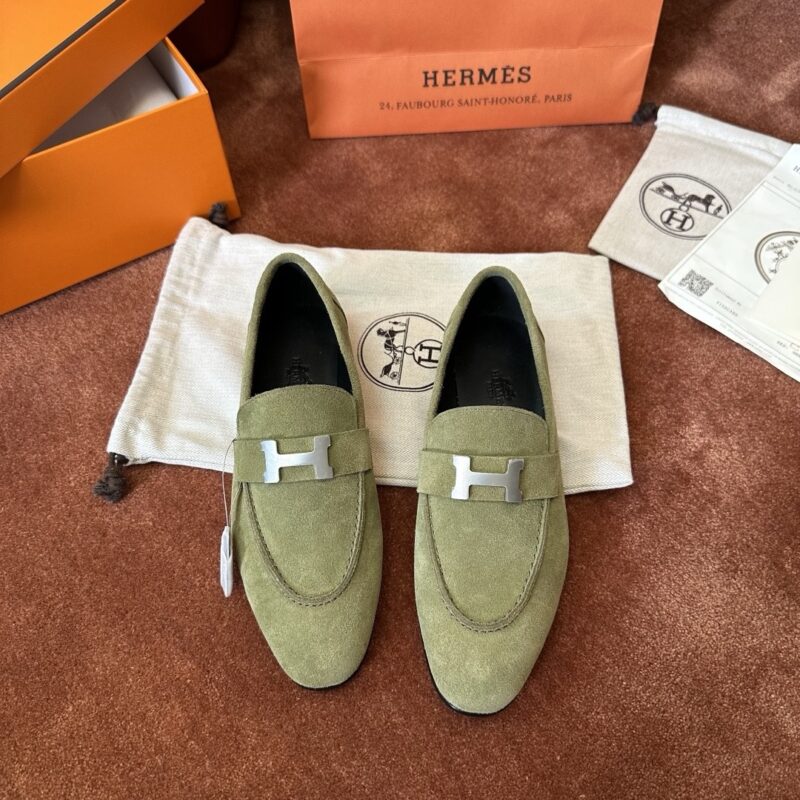 Hermes authentic quality shoes 2025