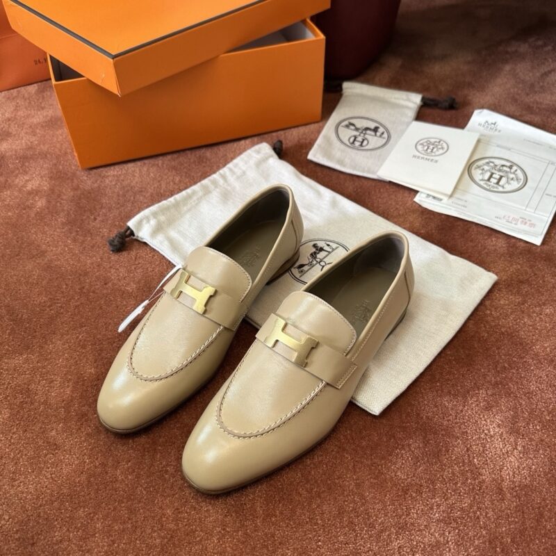 Hermes authentic quality shoes 2025