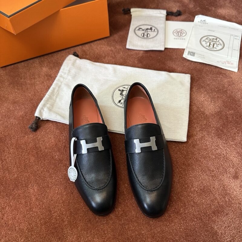 Hermes authentic quality shoes 2025
