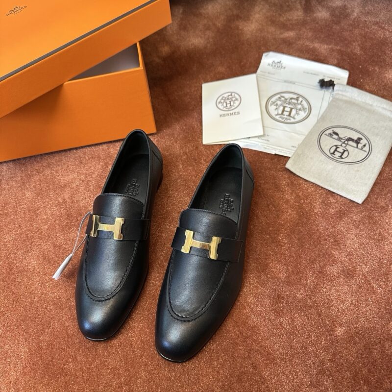 Hermes authentic quality shoes 2025