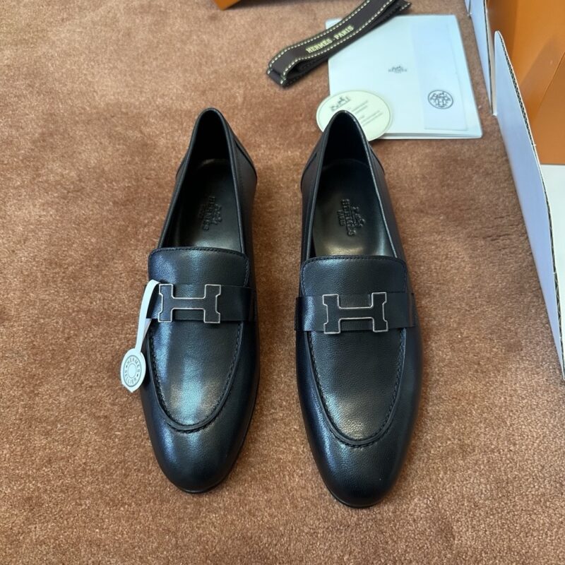 Hermes authentic quality shoes 2025