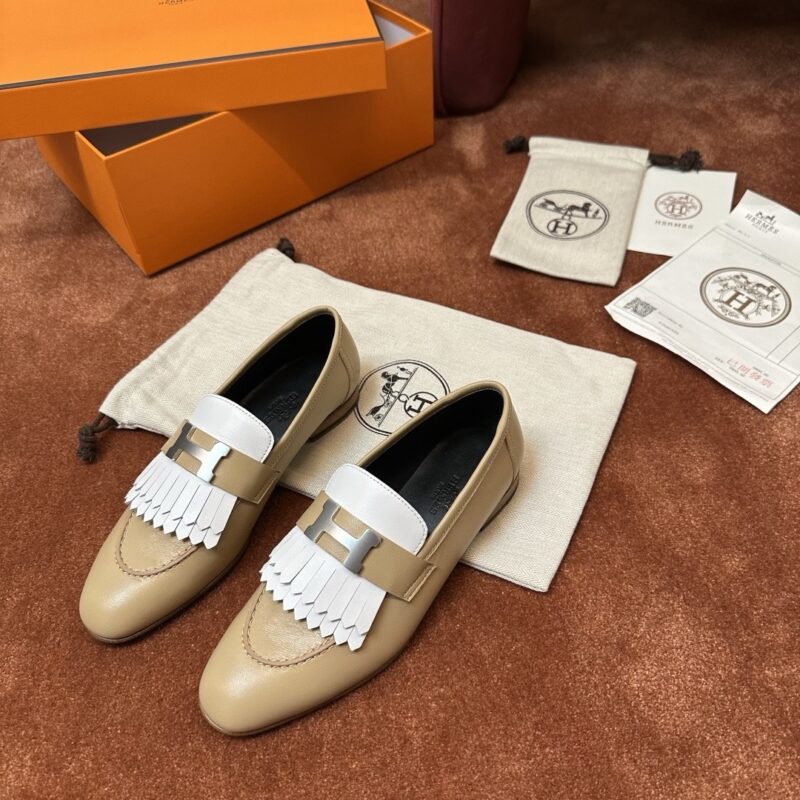 Hermes authentic quality shoes 2025