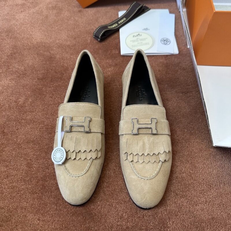 Hermes authentic quality shoes 2025