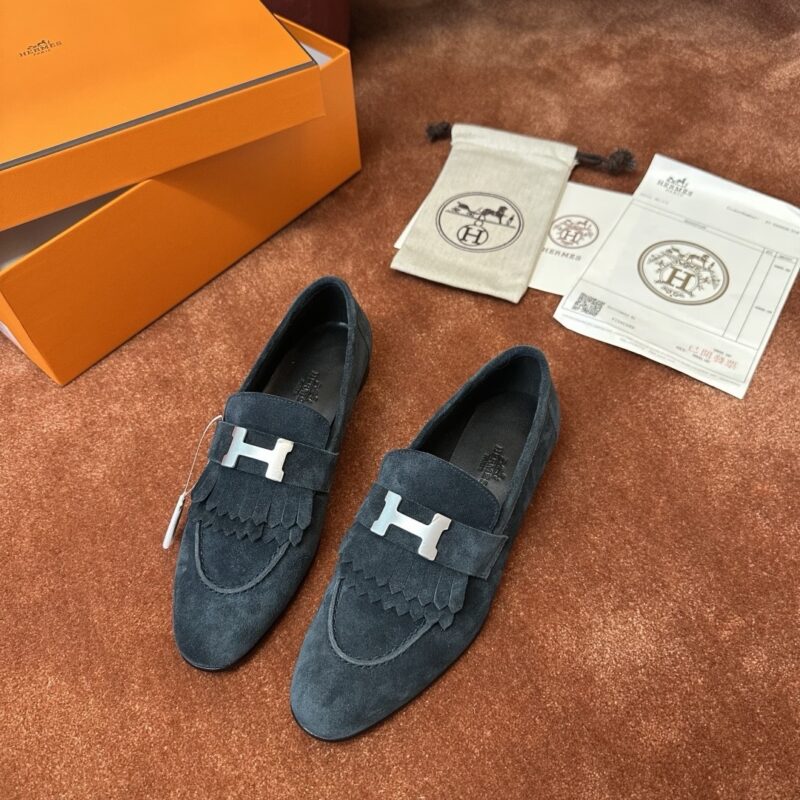 Hermes authentic quality shoes 2025