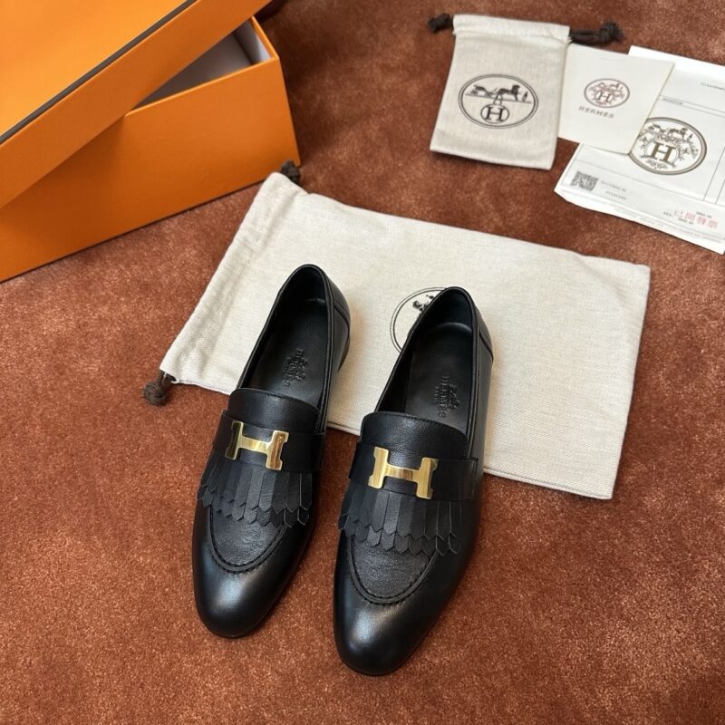 Hermes authentic quality shoes 2025