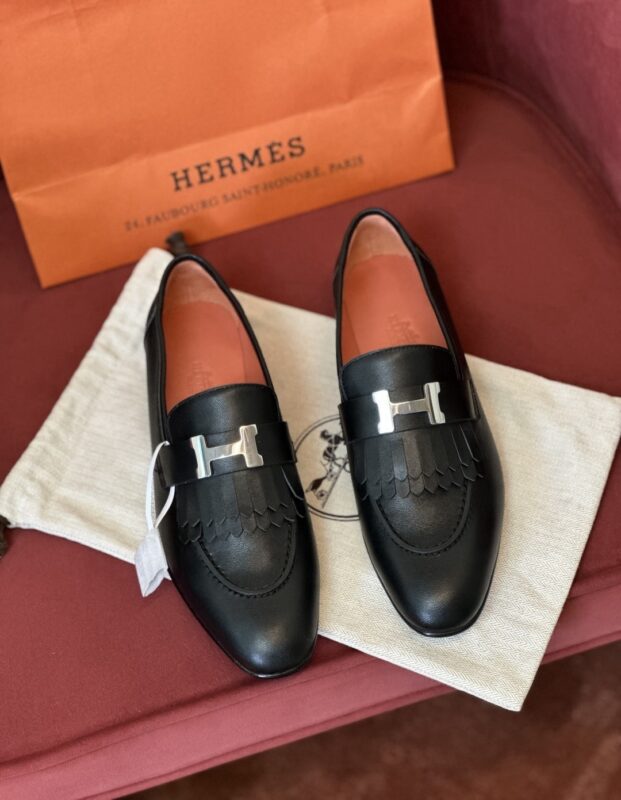 Hermes authentic quality shoes 2025