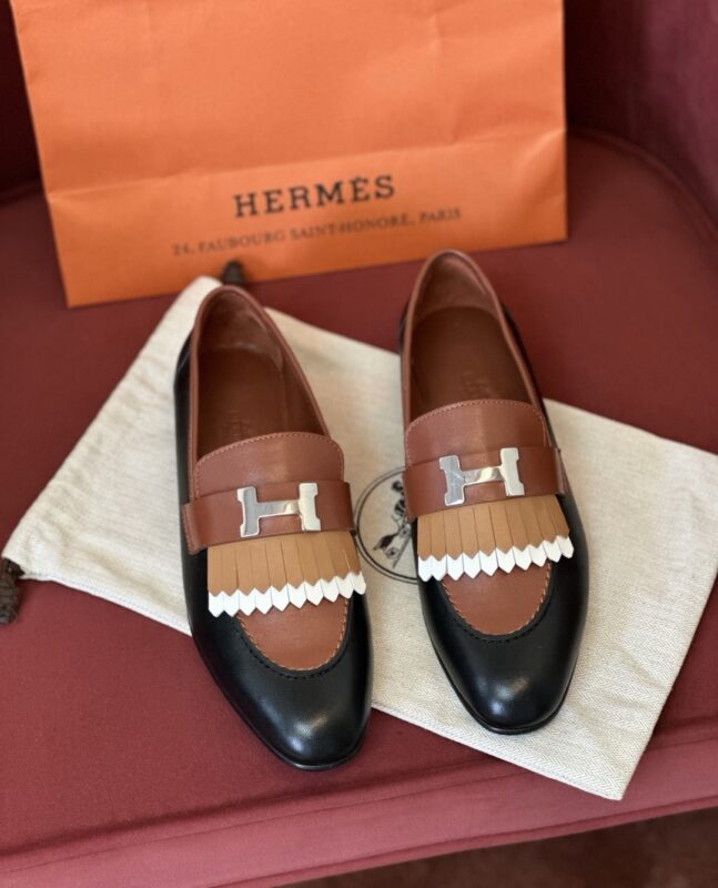 Hermes authentic quality shoes 2025