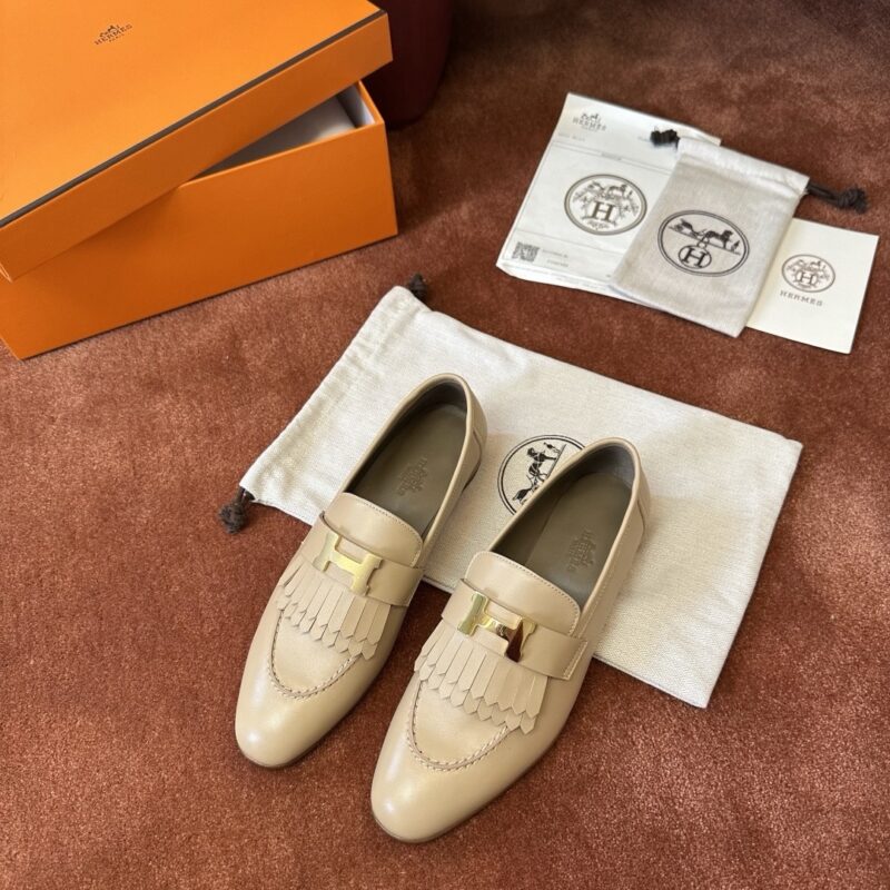 Hermes authentic quality shoes 2025