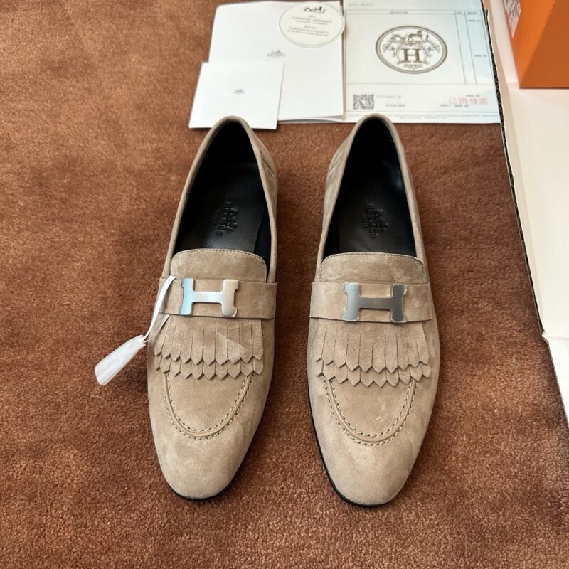 Hermes authentic quality shoes 2025